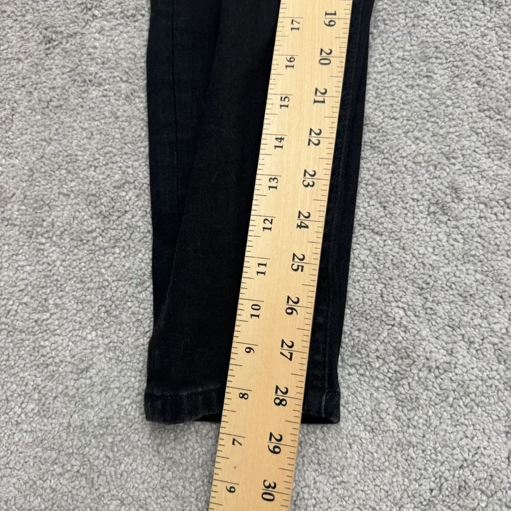 Everlane The High Rise Straight Leg Denim Jeans Mens 28 Regular Black Dark Wash